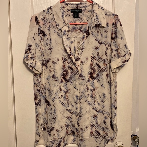 Snake-print Button down - Picture 4 of 6